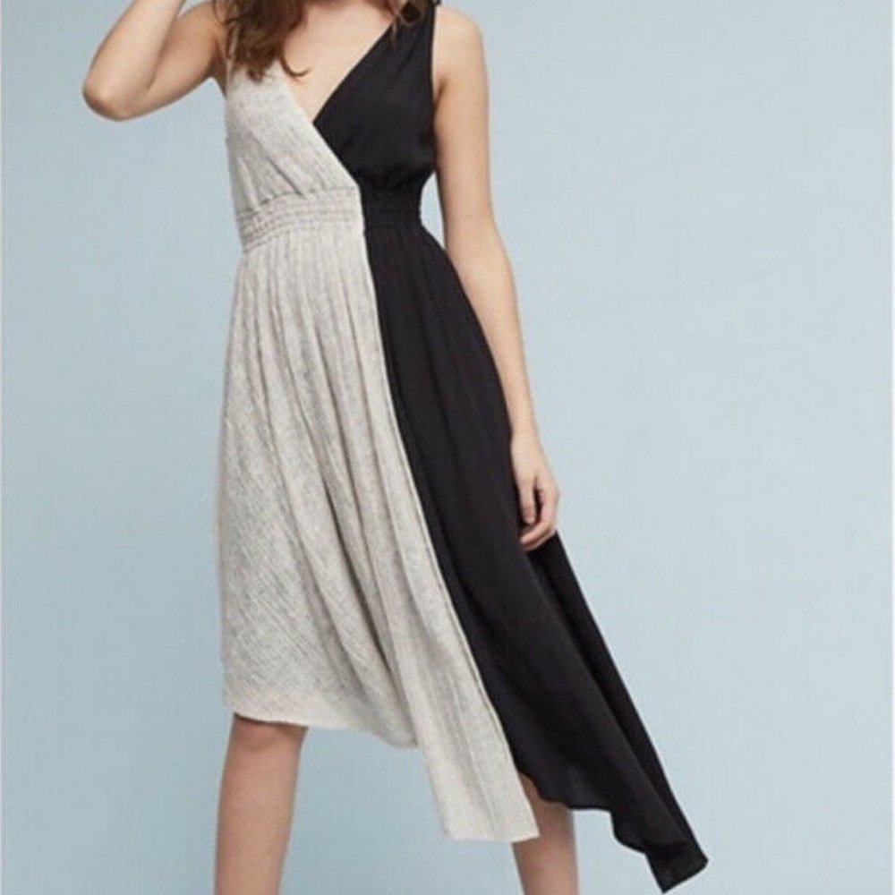 Maeve Anthropologie Asymmetrical Dress Medium